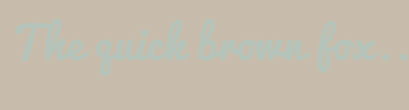 Image with Font Color B5C4BB and Background Color C7BCAB